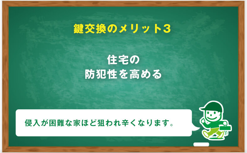 住宅の防犯性を高められる