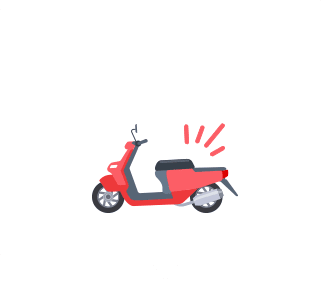 バイクのイラスト